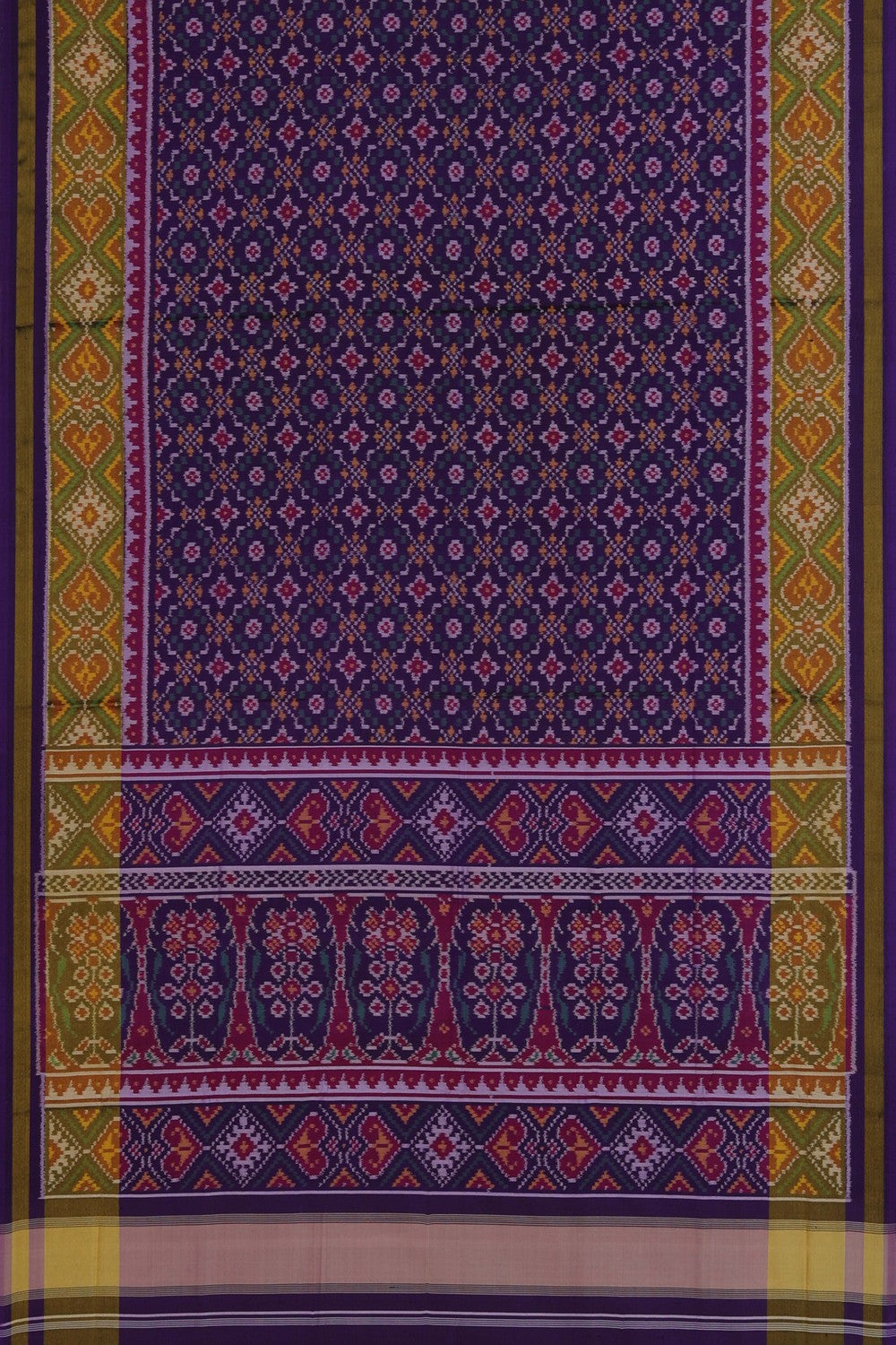 Image of Rajkot Silk Purple Saree